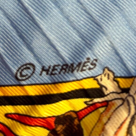 Hermes Plisse Kachina Scarf - Picture 4 of 13